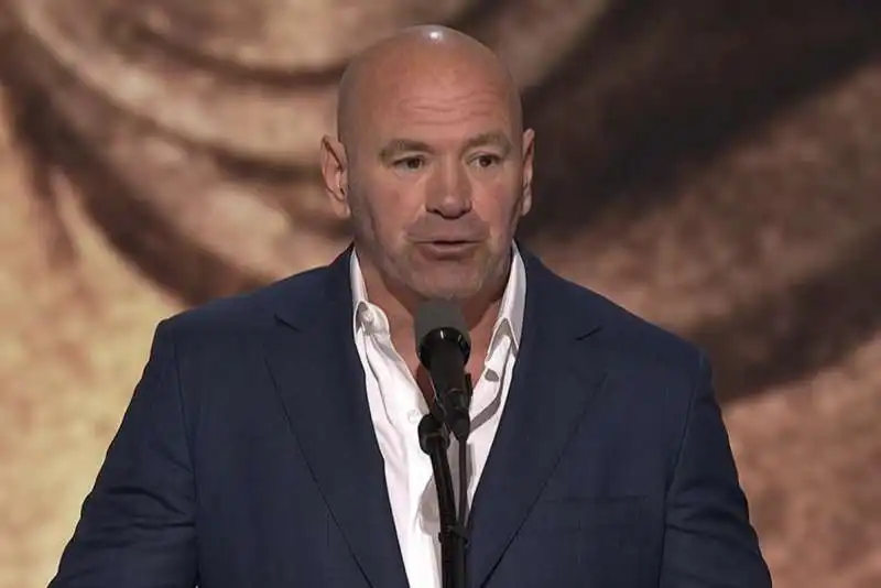 dana white alla convention repubblicana di milwaukee