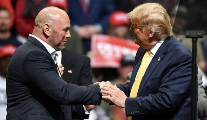 dana white e donald trump