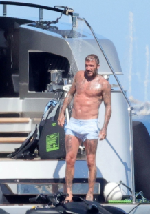 david beckham in sardegna