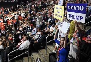 ebrei per trump alla convention repubblicana di milwaukee