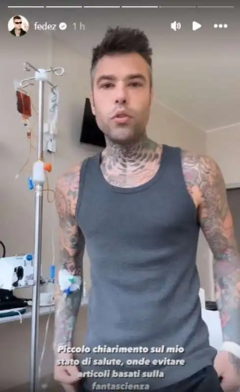 fedez parla del suo ricovero in ospedale 1