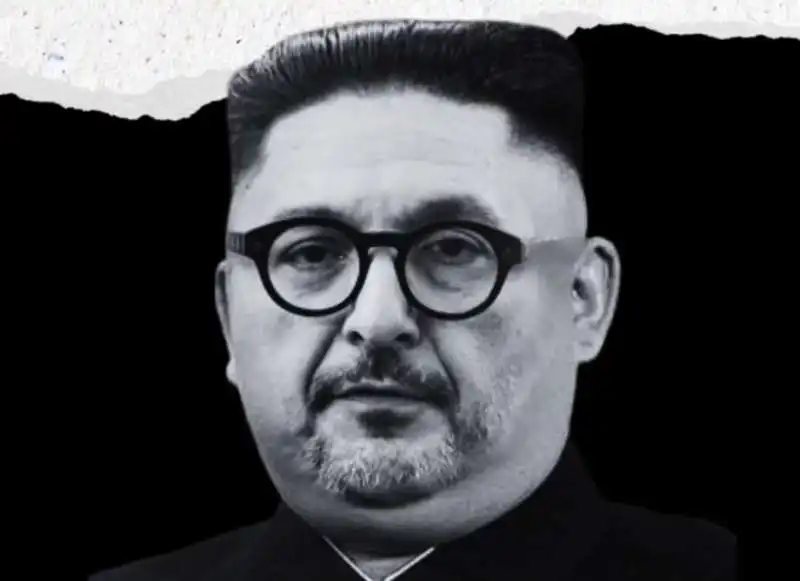 gennaro sangiuliano in versione kim jong-un - meme