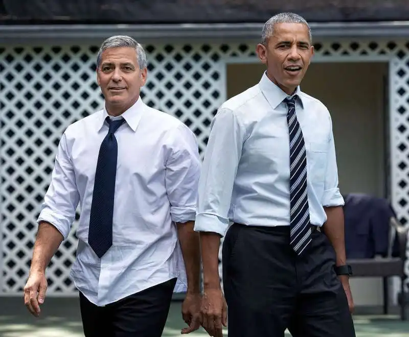 GEORGE CLOONEY BARACK OBAMA