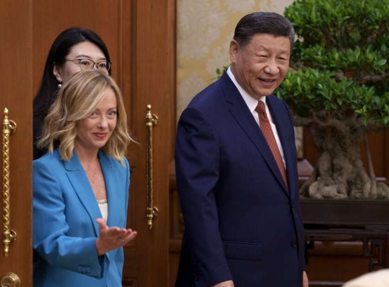 giorgia meloni e xi jinping 1