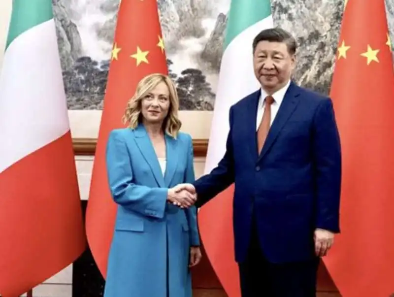 giorgia meloni   xi jinping 