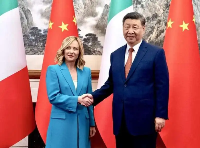 GIORGIA MELONI XI JINPING