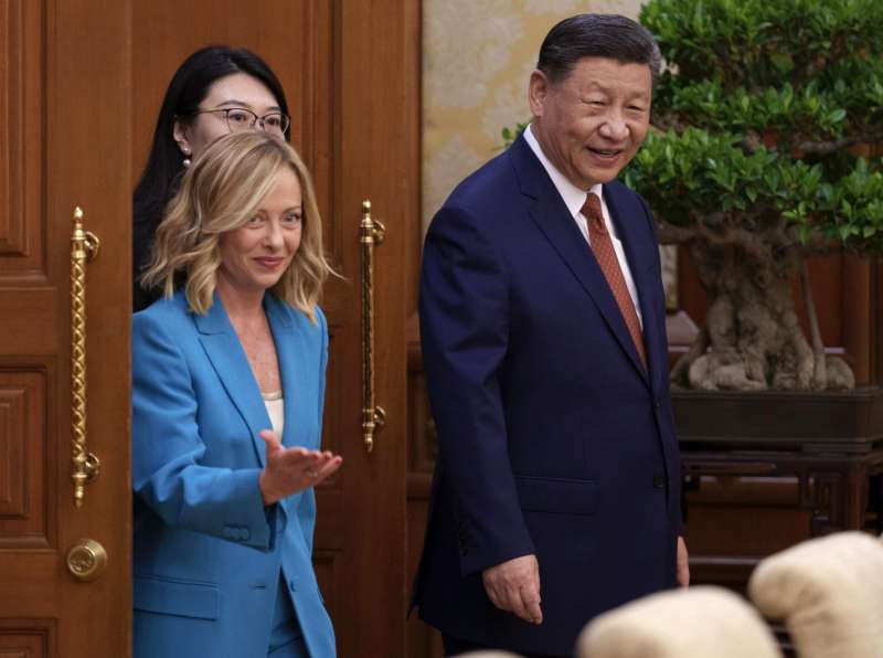 GIORGIA MELONI XI JINPING