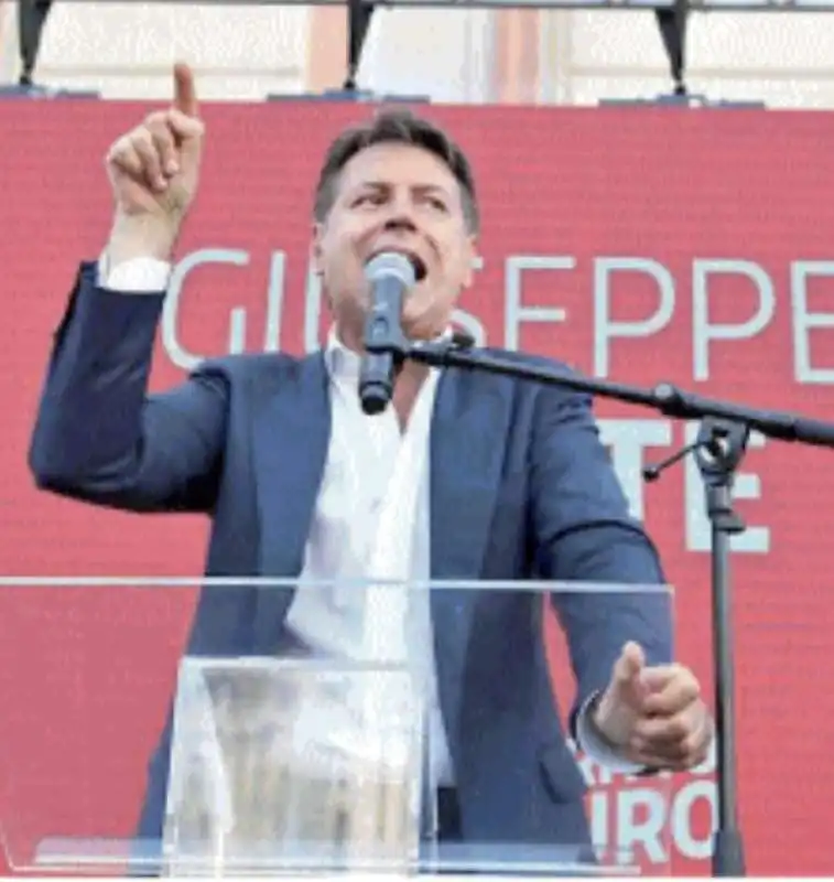 giuseppe conte a genova genova, manifestazione per le dimissioni di giovanni toti   