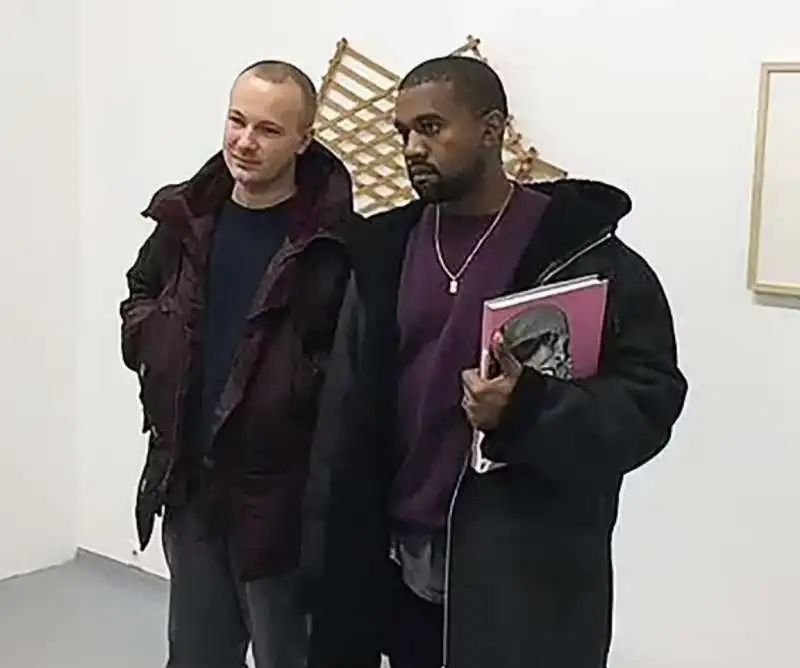 gosha rubchinsky con kanye west