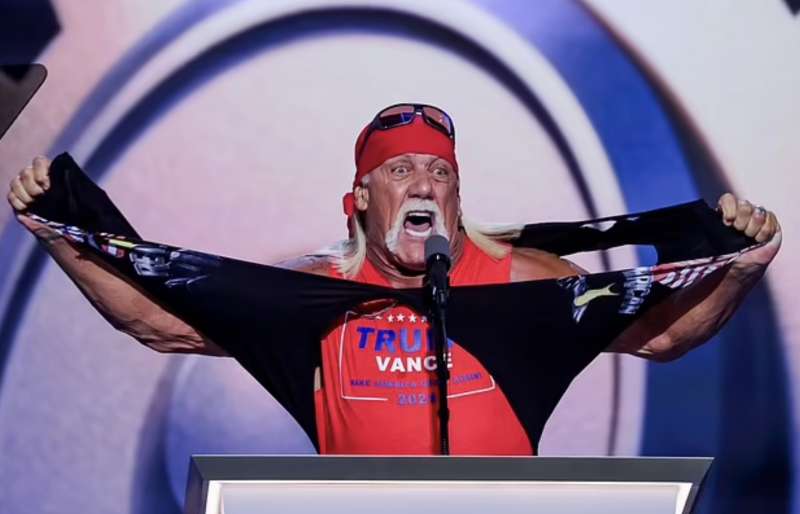 hulk hogan alla convention repubblicana di milwaukee