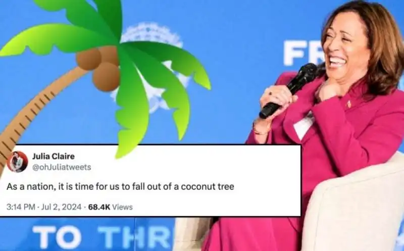 i meme di kamala harris e l albero di cocco 5