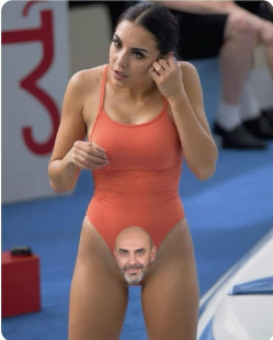 i meme su simone pillon e il costume fake delle atlete 8