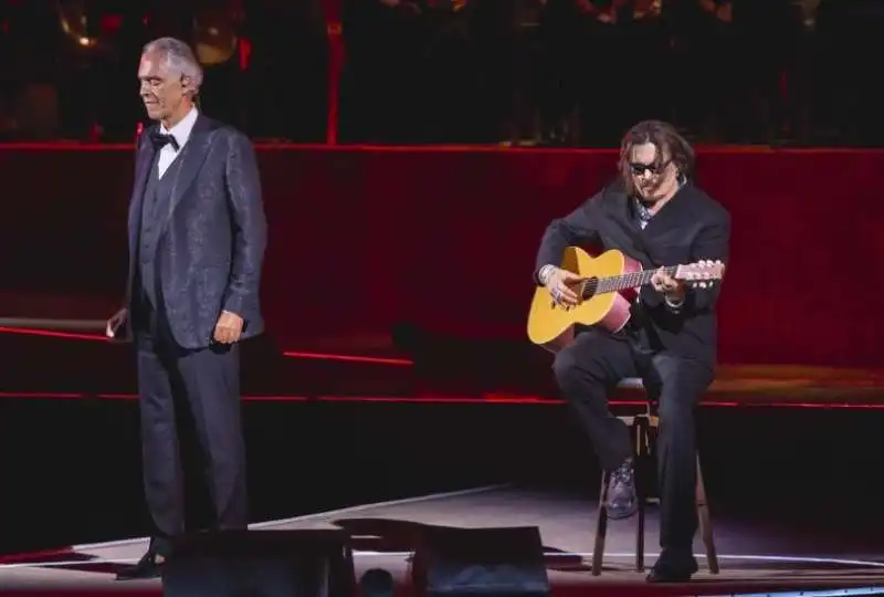 i trent anni di carriera di andrea bocelli johnny depp 5