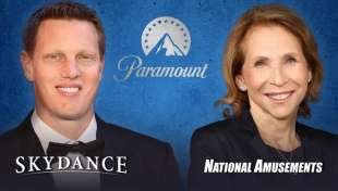 il ceo di skydance media david ellison e la presidente di national amusements shari redstone 1