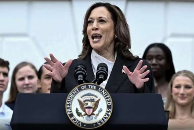 il primo discorso di kamala harris dopo il passo indietro di joe biden 5