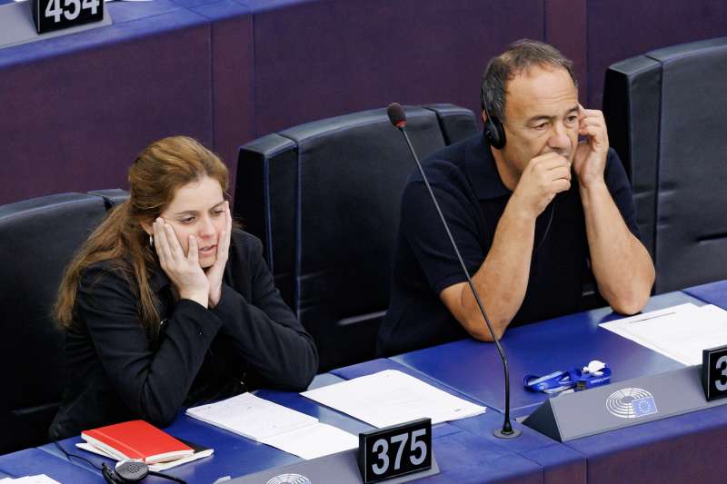 ILARIA SALIS E MIMMO LUCANO AL PARLAMENTO EUROPEO