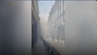 INCENDIO NEL SECONDO ARRONDISSEMENT - PARIGI