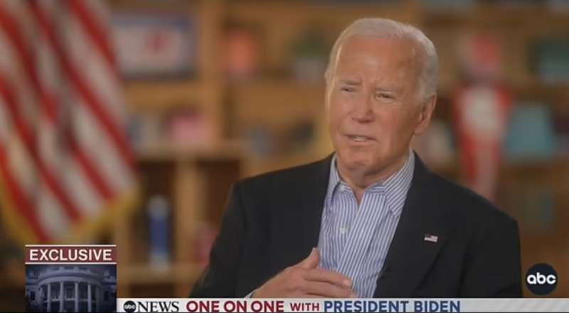 JOE BIDEN INTERVISTATO DALL ABC