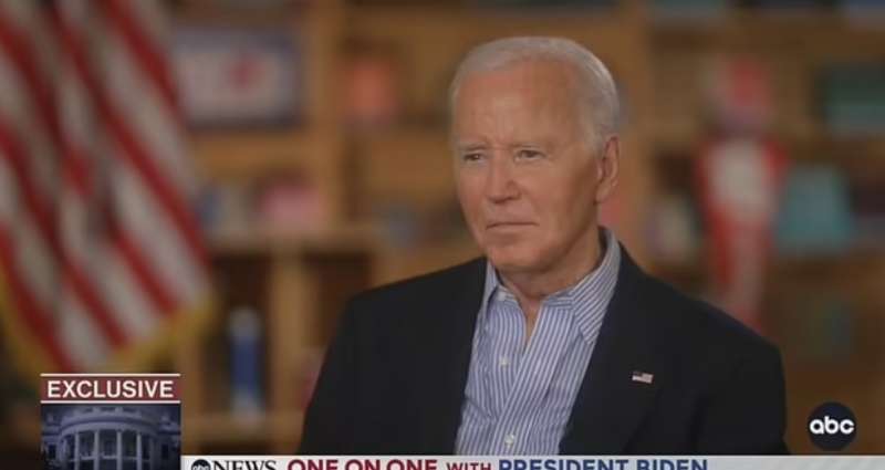 JOE BIDEN INTERVISTATO DALL ABC