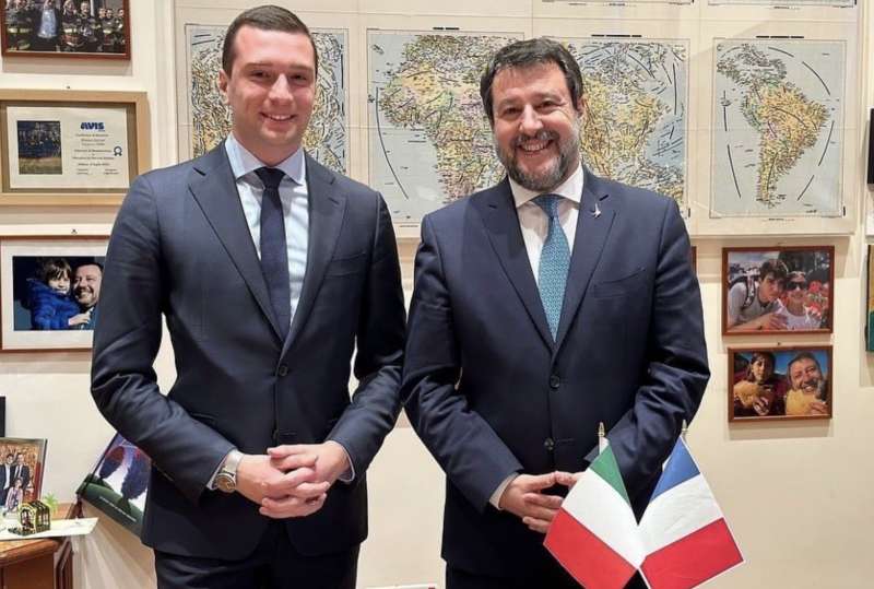 JORDAN BARDELLA - MATTEO SALVINI