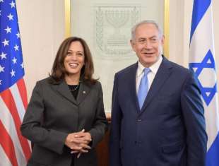 KAMALA HARRIS BENJAMIN NETANYAHU