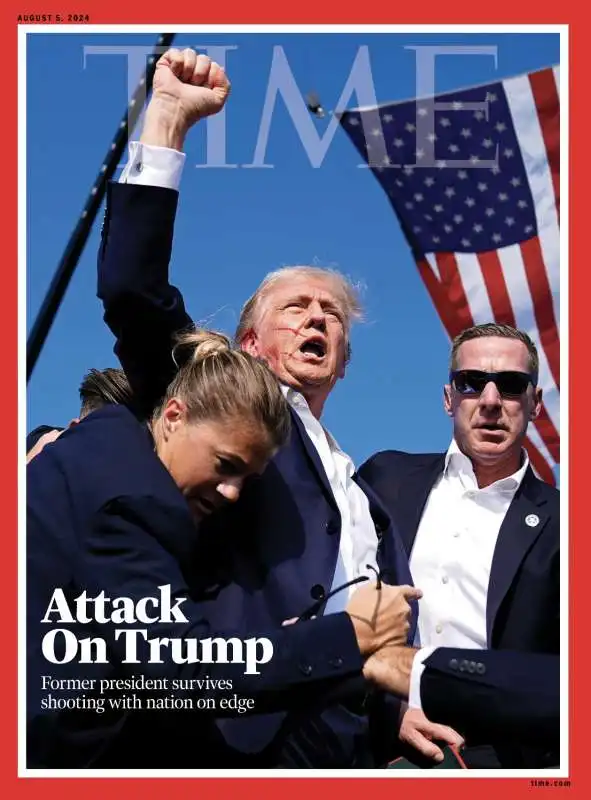 L ATTENTATO A DONALD TRUMP IN COPERTINA SU TIME 