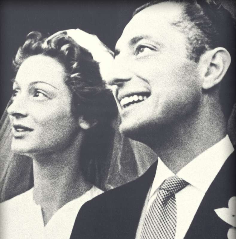 marella e gianni agnelli matrimonio a strasburgo 1953