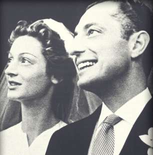 marella e gianni agnelli matrimonio a strasburgo 1953