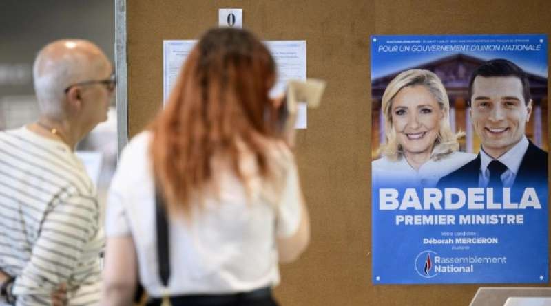 marine le pen jordan bardella - elezioni in francia