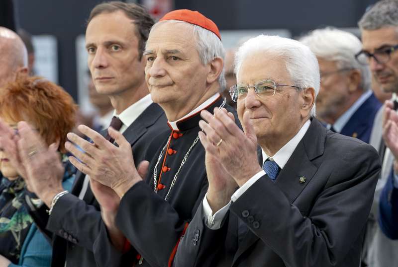 matteo zuppi - sergio mattarella