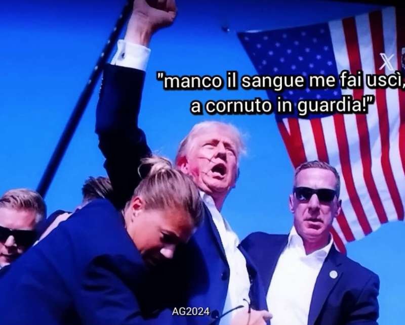 MEME SULL ATTENTATO A DONALD TRUMP