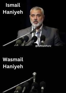 MEME SULLA MORTE DI ISMAIL HANIYEH