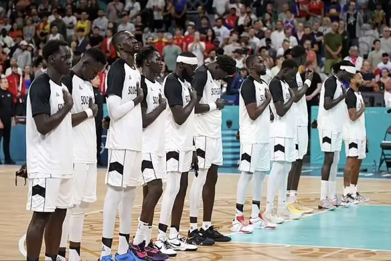 nazionale di basket del sud sudan alle olimpiadi di parigi