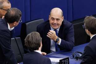 nicola zingaretti al parlamento europeo.