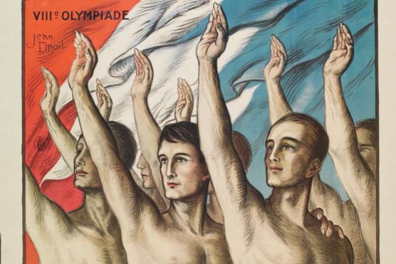 poster per le olimpiadi di parigi del 1924