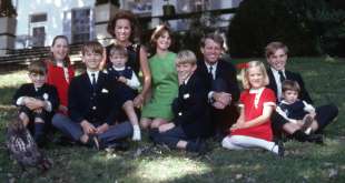 ROBERT KENNEDY CON LA MOGLIE E I 9 FIGLI