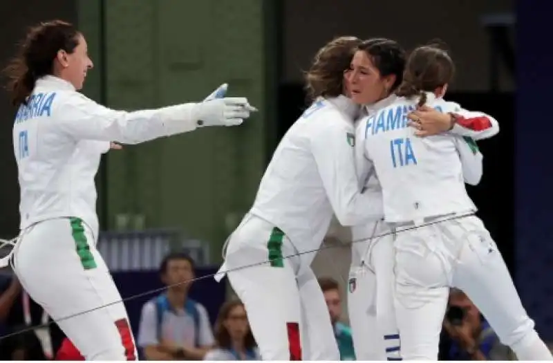 rossella fiamingo, alberta santuccio, mara navarria e giulia rizzi spada femminile 2