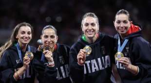 rossella fiamingo, alberta santuccio, mara navarria e giulia rizzi spada femminile 5