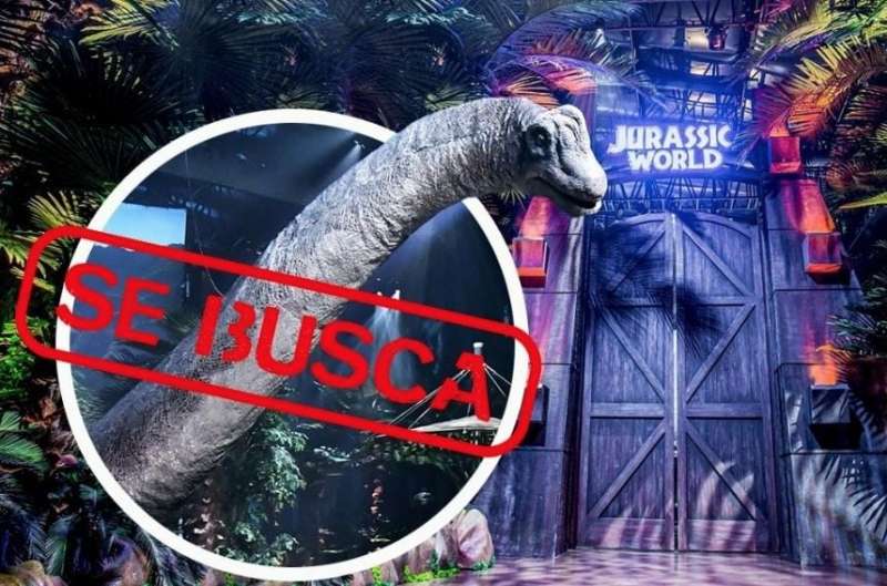 rubata riproduzione dinosauro a citta del messico 1