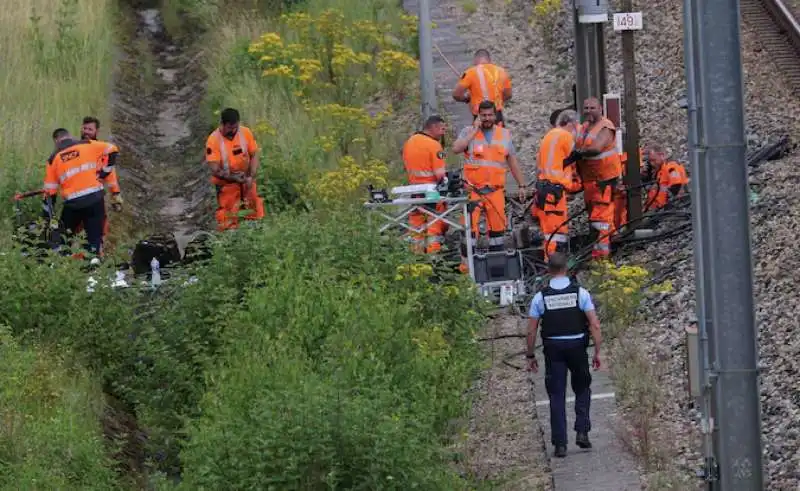 SABOTAGGIO DEI TRENI TGV IN FRANCIA 