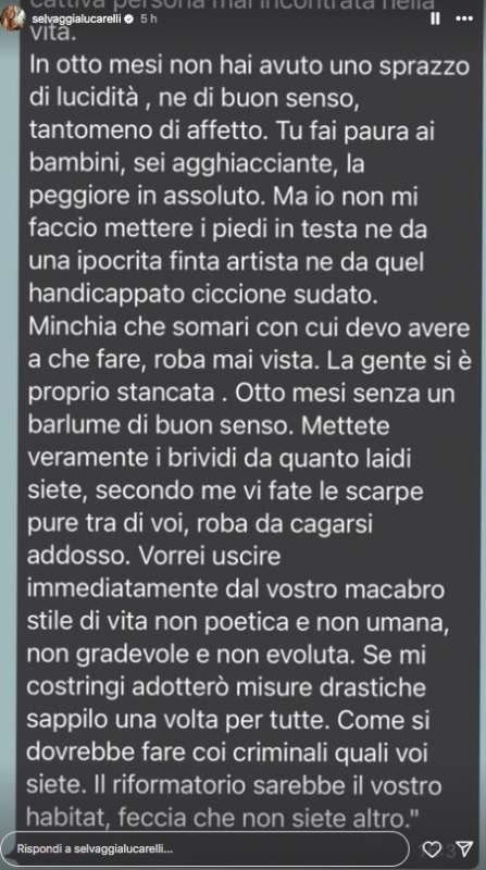 selvaggia lucarelli pubblica i messaggi allegati agli atti del caso morgan angelica schiatti 1