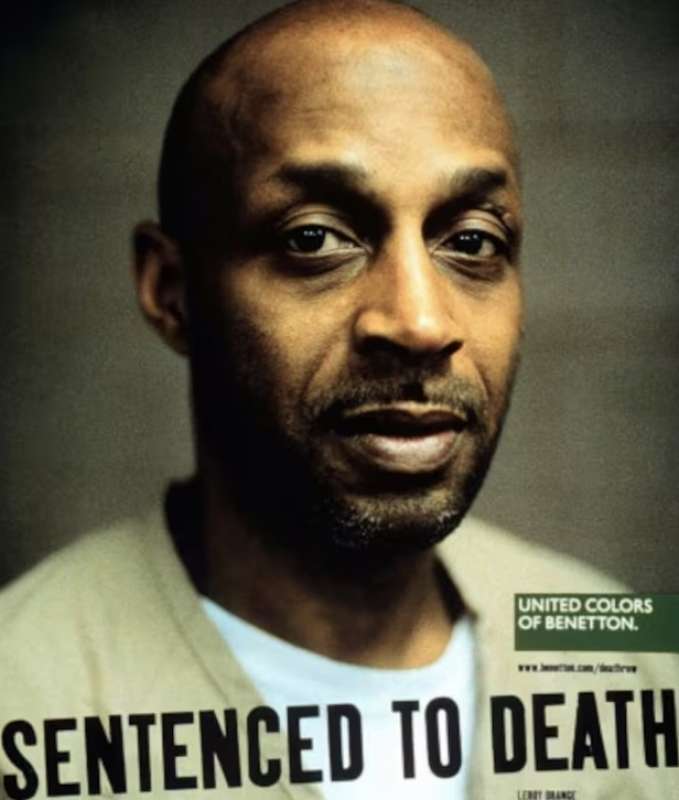 sentenced to death campagna di oliviero toscani per benetton 1