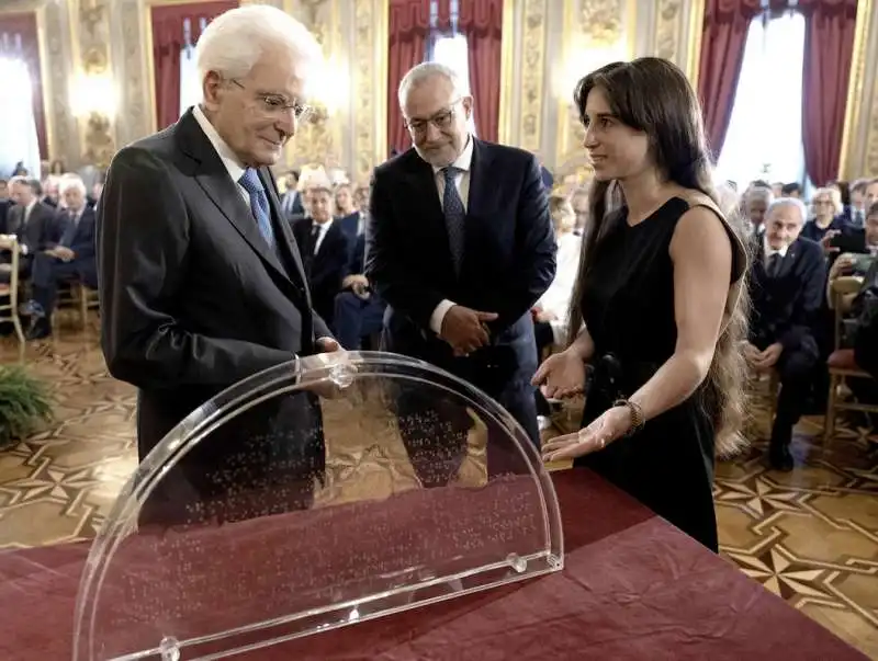 SERGIO MATTARELLA - CERIMONIA DI CONSEGNA DEL VENTAGLIO