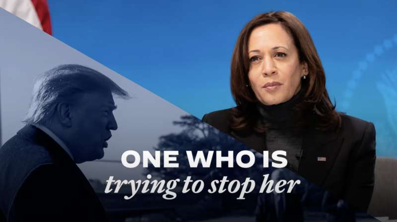 SPOT DI KAMALA HARRIS CONTRO DONALD TRUMP