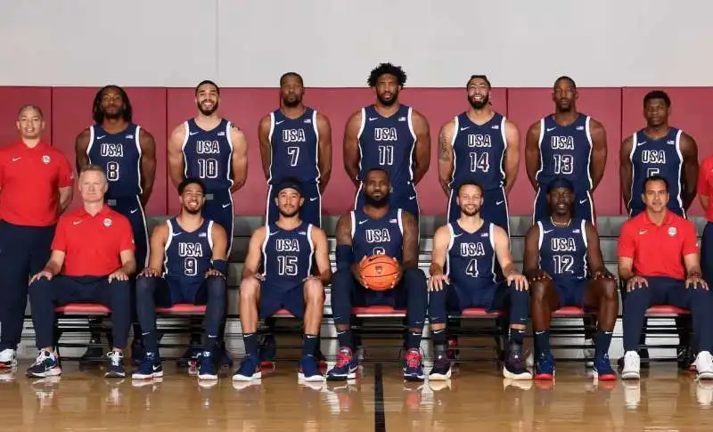 SQUADRA DI BASKET USA ALLE OLIMPIADI DI PARIGI