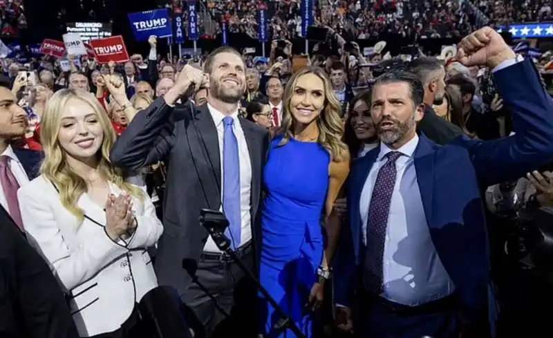 tiffany eric lara e donald jr trump