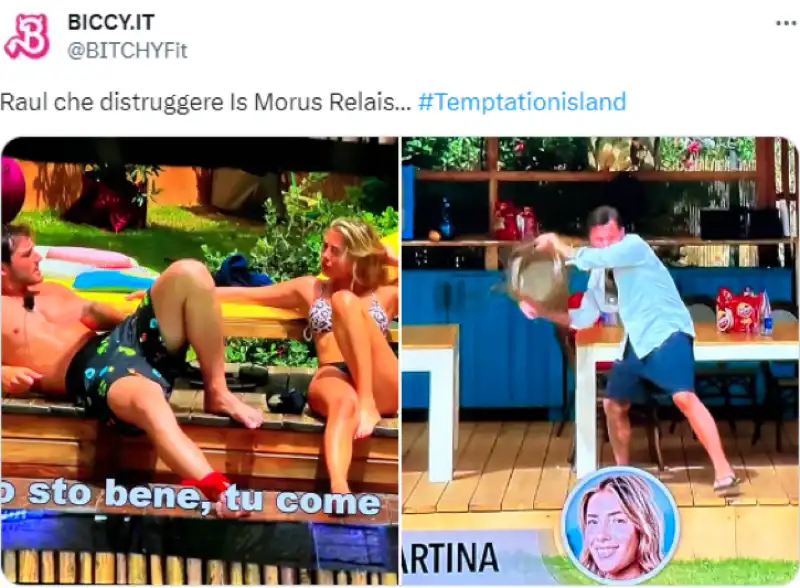 tweet temptation island 1