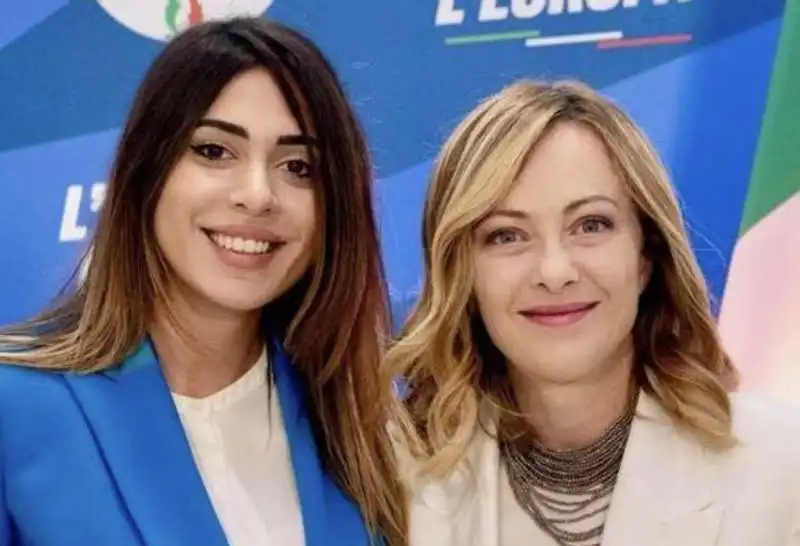 valeria mantovan con giorgia meloni 