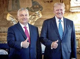 VIKTOR ORBAN IN VISITA DA DONALD TRUMP A MAR-A-LAGO