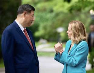 xi jinping e giorgia meloni